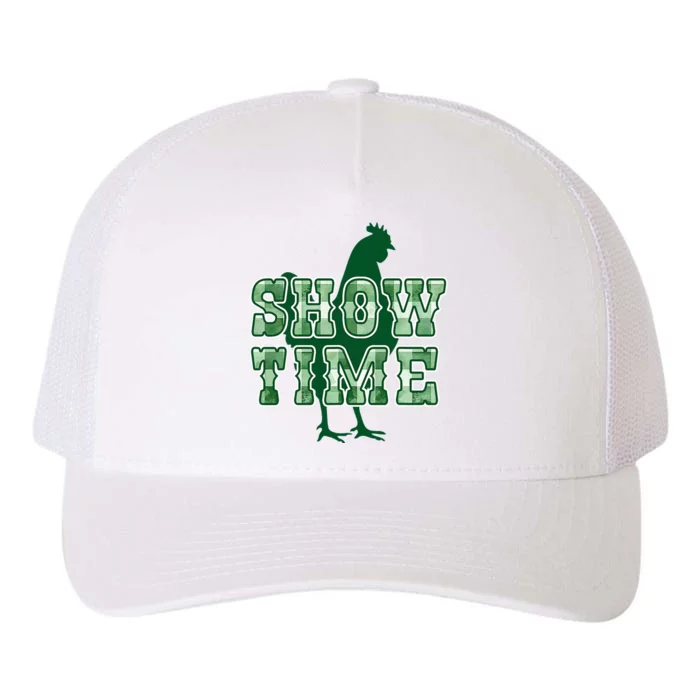 Chicken Poultry Show Time For Fair Week Yupoong Adult 5-Panel Trucker Hat