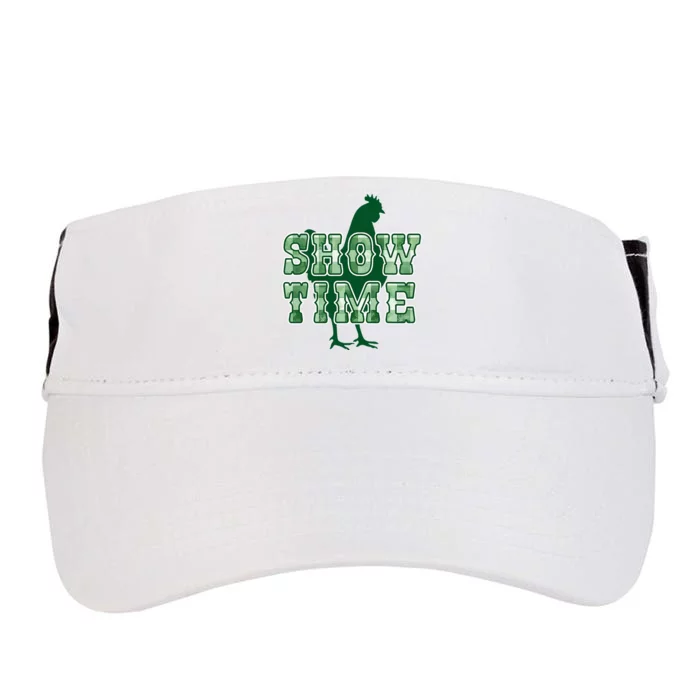 Chicken Poultry Show Time For Fair Week Adult Drive Performance Visor