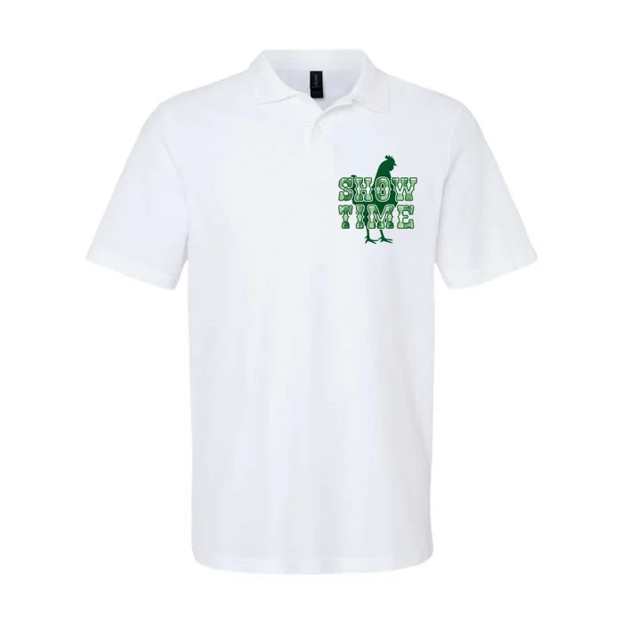 Chicken Poultry Show Time For Fair Week Softstyle Adult Sport Polo