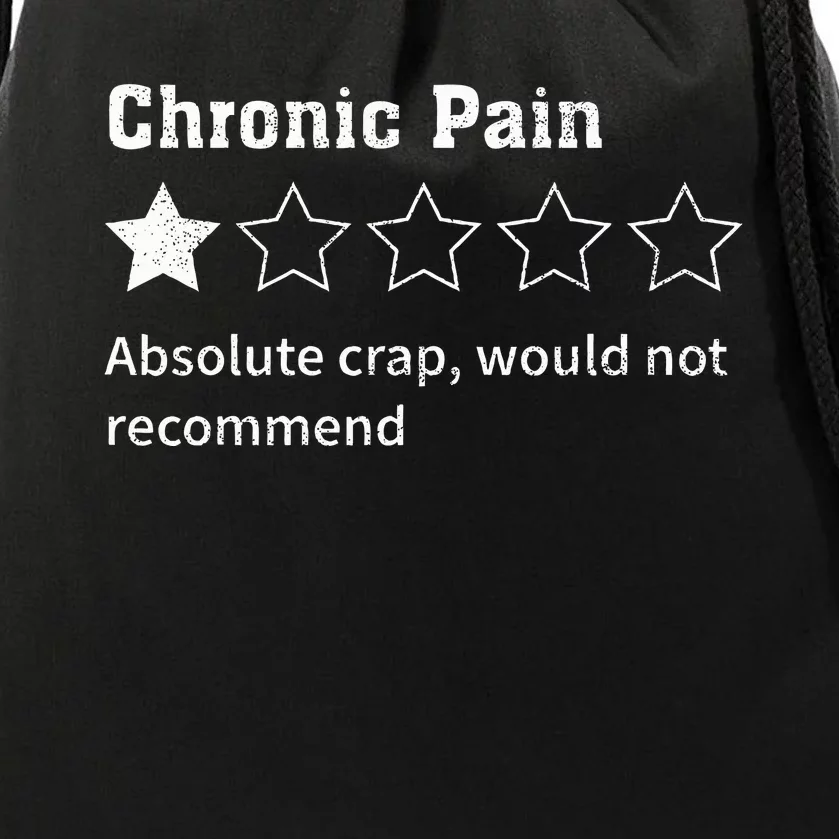 Chronic Pain Sarcastic Quotes Chronic Pain Recommend S Absol Drawstring Bag