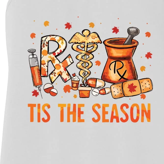 Cpht Pharmacy Technician Fall Theme Shirts Tis The Season Women's Racerback Tank