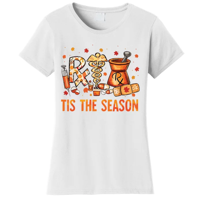 Cpht Pharmacy Technician Fall Theme Shirts Tis The Season Women's T-Shirt