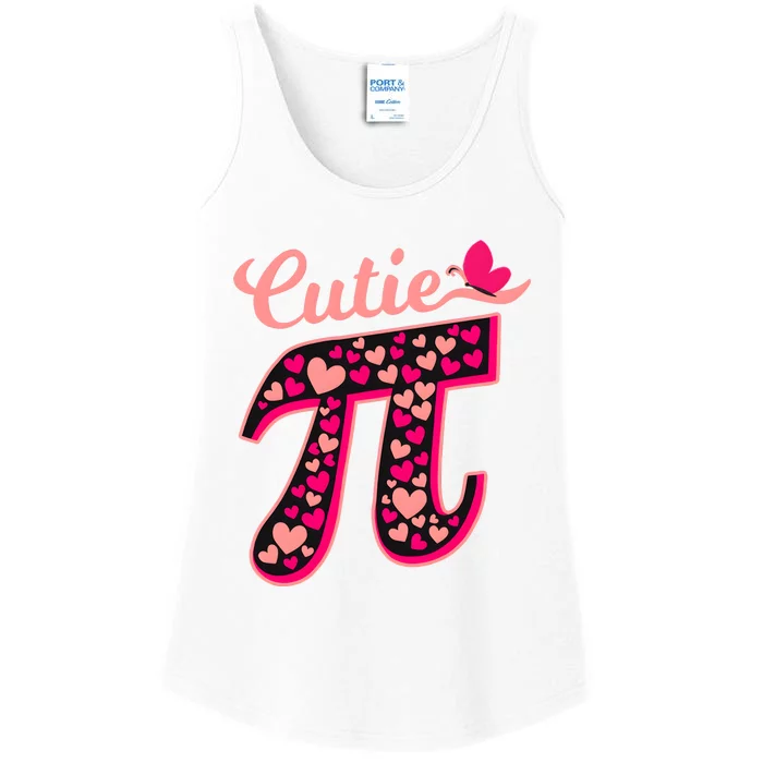 Cute Pi The Number Math Teacher Ladies Essential Tank