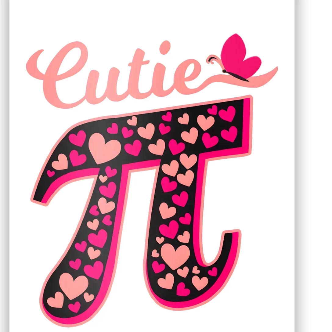 Cute Pi The Number Math Teacher Poster