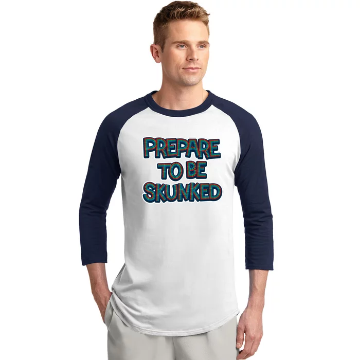 Cribbage Prepared To Be Skunked Baseball Sleeve Shirt