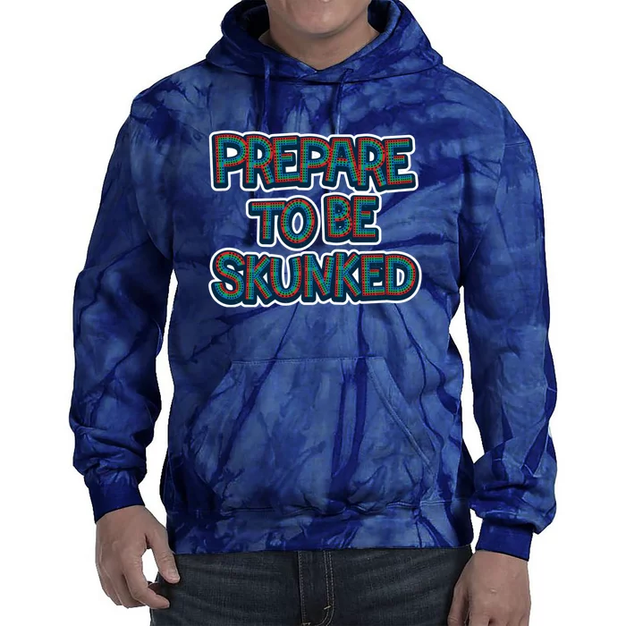 Cribbage Prepared To Be Skunked Tie Dye Hoodie