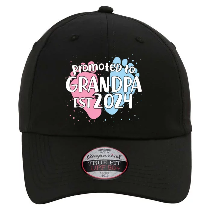 Cute Promoted To Grandpa Est 2024 The Original Performance Cap