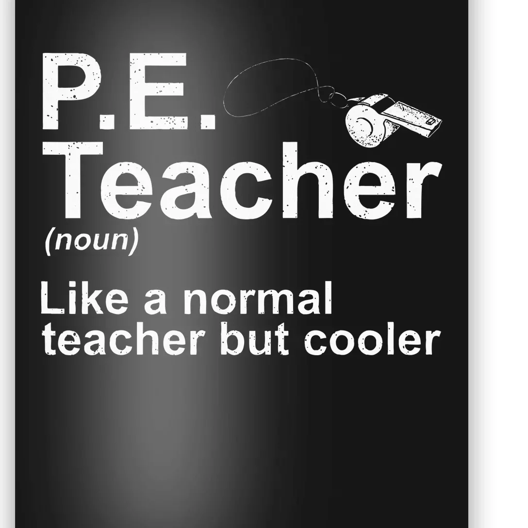 Cool Pe Teacher Art Physical Education Teacher Poster