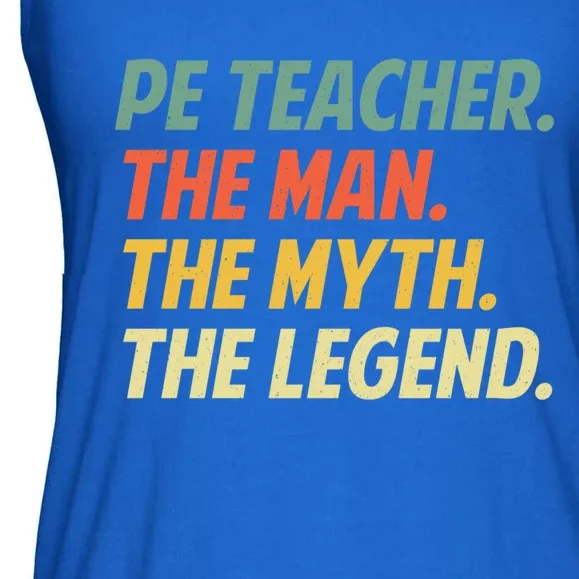 Cool Pe Teacher Art Physical Education Teacher Cool Gift Ladies Essential Flowy Tank