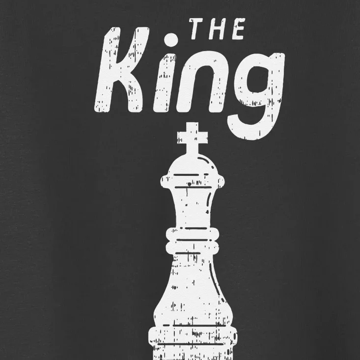 Chess Piece The King Halloween Matching Costume Toddler T-Shirt