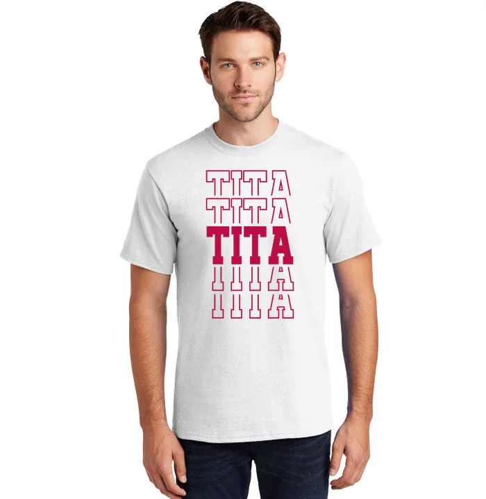 Cute Personalized Tita Birthday Matching Family Tall T-Shirt