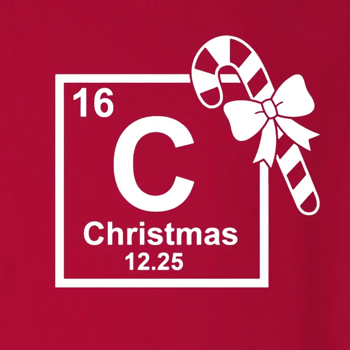 Christmas Periodic Table Symbol Toddler Long Sleeve Shirt