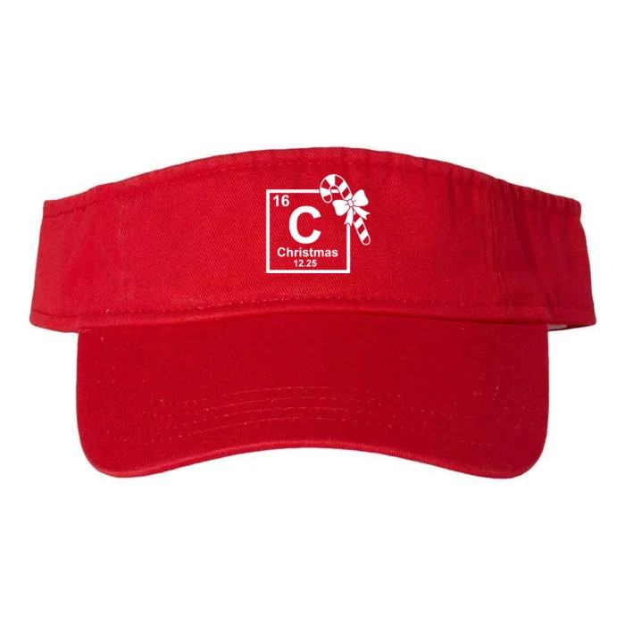 Christmas Periodic Table Symbol Valucap Bio-Washed Visor