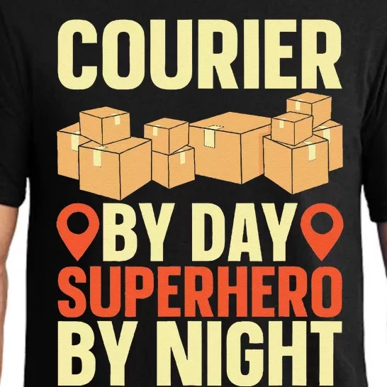 Courier Parcel Transport Messenger Package Delivery Courier Pajama Set