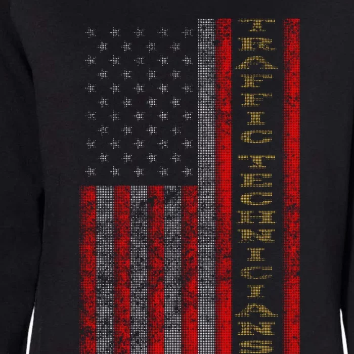 Cool Patriotic Traffic Technicians Usa Us Flag Gift Idea Cool Gift Womens California Wash Sweatshirt