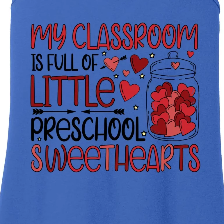 Cute Preschool Teacher Valentines Day Preschool Teaching Gift Ladies Essential Tank