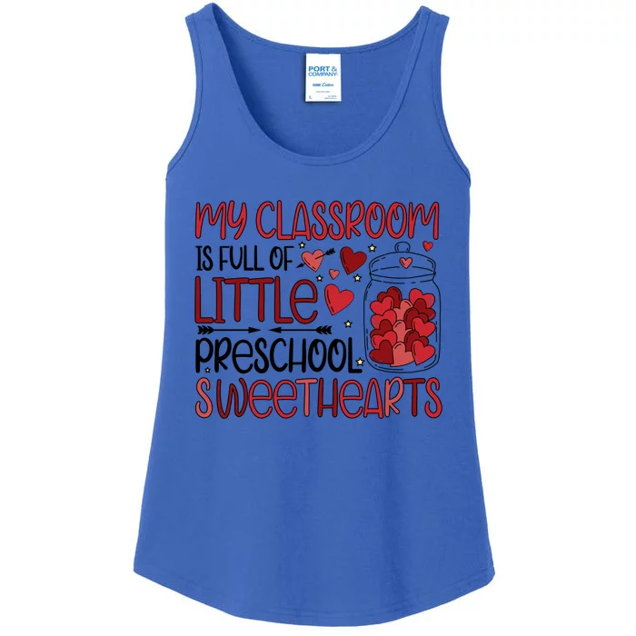 Cute Preschool Teacher Valentines Day Preschool Teaching Gift Ladies Essential Tank