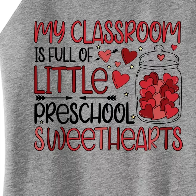 Cute Preschool Teacher Valentines Day Preschool Teaching Gift Women’s Perfect Tri Rocker Tank