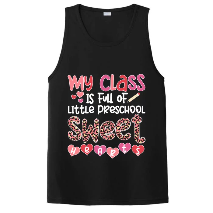 Cute Preschool Teacher Valentines Day Preschool Teaching Gift Performance Tank