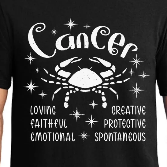 Cancer Personality Traits – Cute Zodiac Astrology Pajama Set