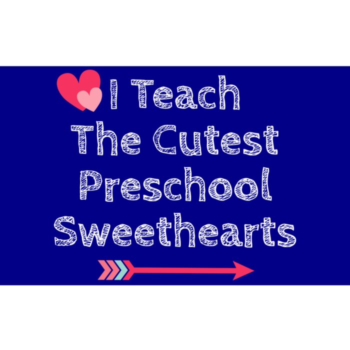 Cute Preschool Teacher Valentine's Day Gift Cutest Sweethearts Cool Gift Bumper Sticker