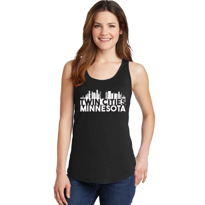 City Pride Twin Cities Minnesota Residents Tourist Souvenir Ladies Essential Tank