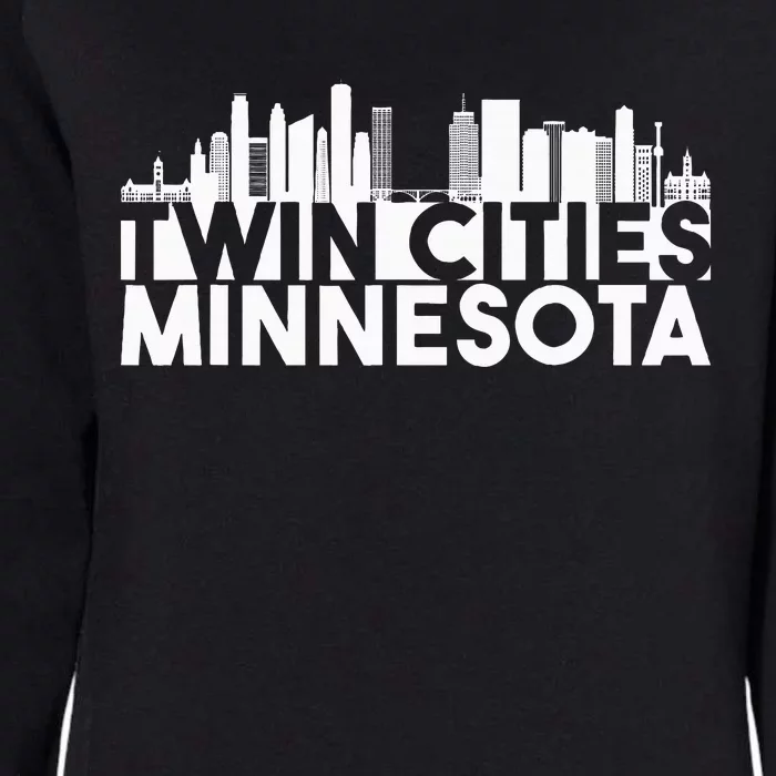 City Pride Twin Cities Minnesota Residents Tourist Souvenir Womens California Wash Sweatshirt