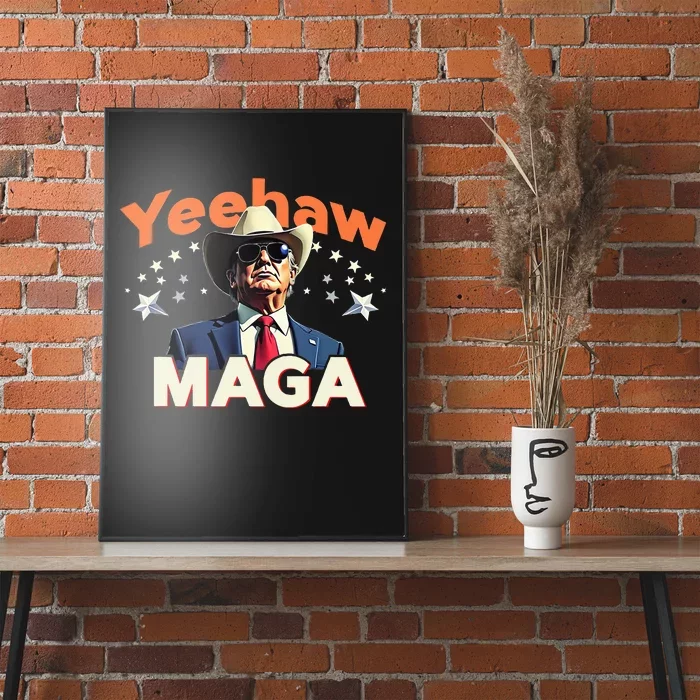 Cow President Trump 2024 Election Maga Poster