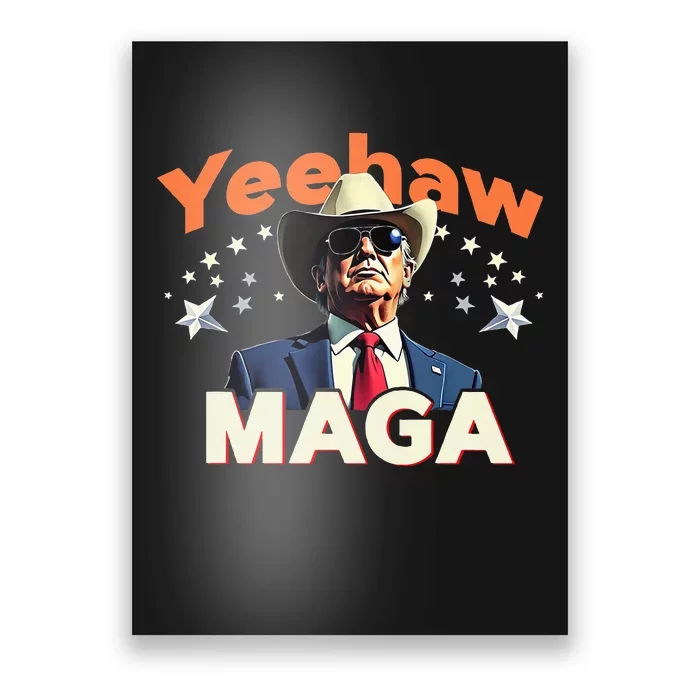 Cow President Trump 2024 Election Maga Poster