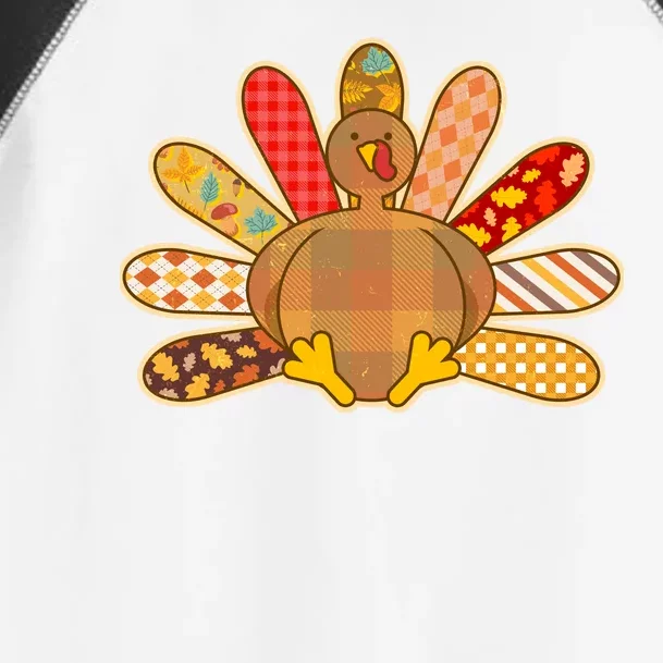 Cute Pattern Thanksgiving Turkey Toddler Fine Jersey T-Shirt