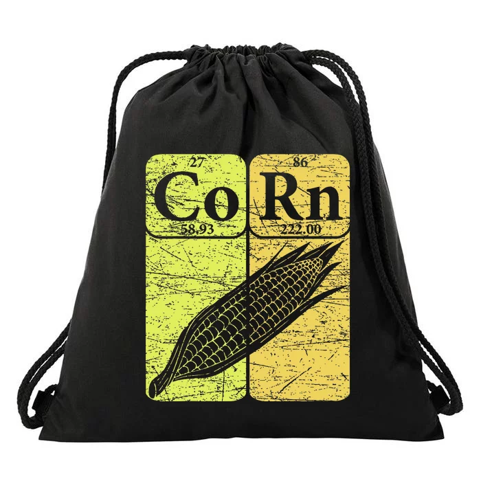 Corn Periodic Table Elements Corn Lover Drawstring Bag