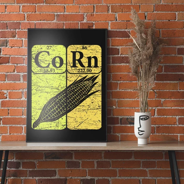 Corn Periodic Table Elements Corn Lover Poster