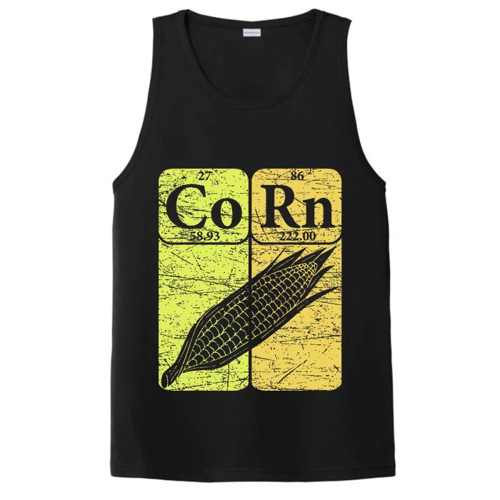 Corn Periodic Table Elements Corn Lover Performance Tank