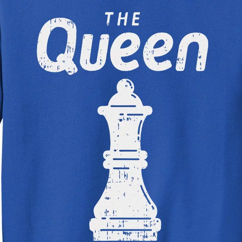 Chess Piece The Queen Halloween Matching Costume Tall Sweatshirt