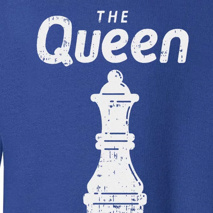 Chess Piece The Queen Halloween Matching Costume Toddler Sweatshirt