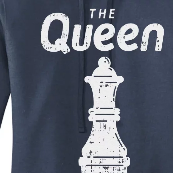 Chess Piece The Queen Halloween Matching Costume Women's Pullover Hoodie