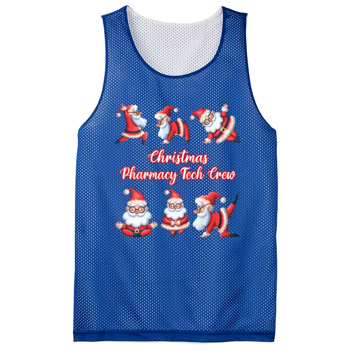 Christmas Pharmacy Tech Crew Funny Funny Santa Claus Yoga Gift Mesh Reversible Basketball Jersey Tank