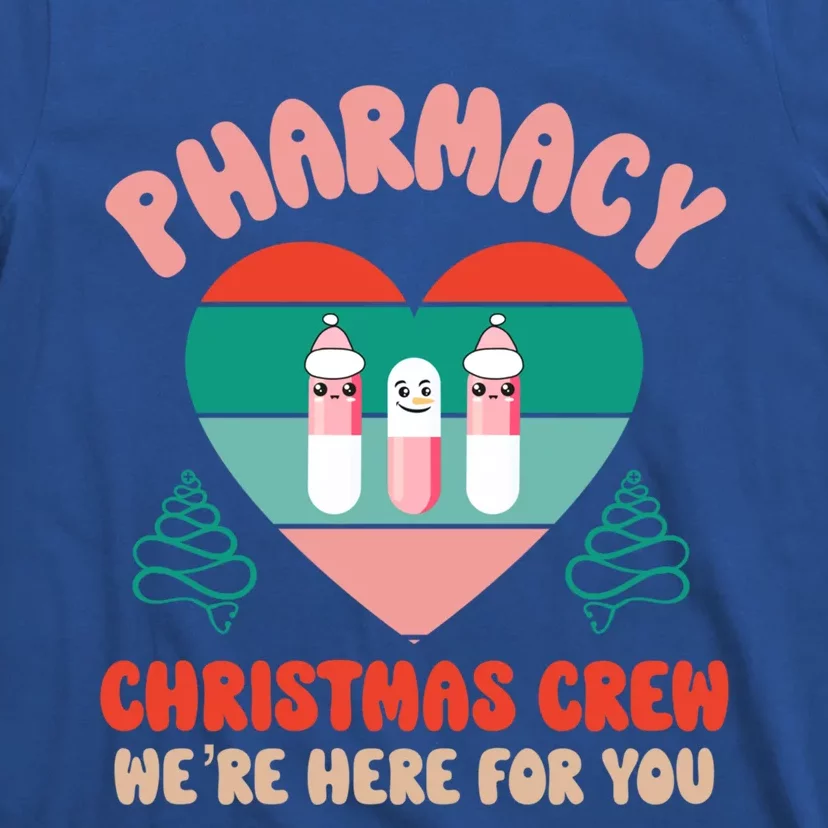 Christmas Pharmacy Technician Meaningful Gift Pharmacy Tech Crew Santa Gift T-Shirt