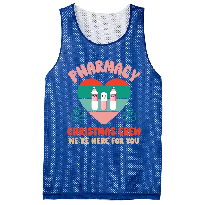 Christmas Pharmacy Technician Meaningful Gift Pharmacy Tech Crew Santa Gift Mesh Reversible Basketball Jersey Tank