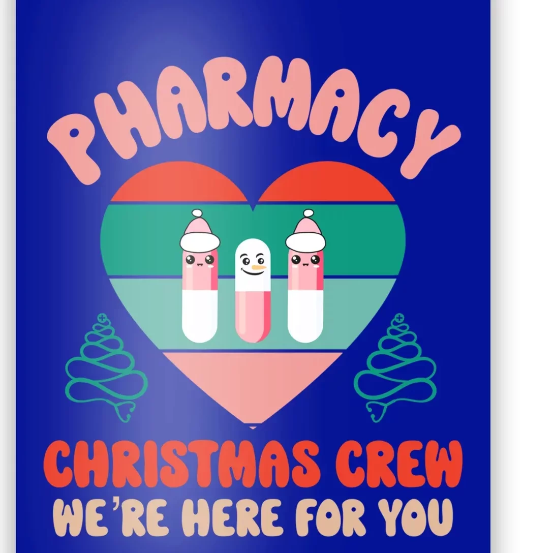 Christmas Pharmacy Technician Meaningful Gift Pharmacy Tech Crew Santa Gift Poster