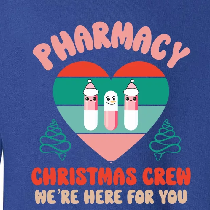 Christmas Pharmacy Technician Meaningful Gift Pharmacy Tech Crew Santa Gift Toddler Sweatshirt