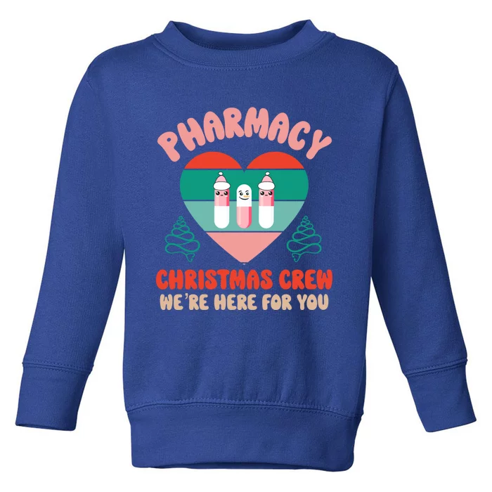 Christmas Pharmacy Technician Meaningful Gift Pharmacy Tech Crew Santa Gift Toddler Sweatshirt