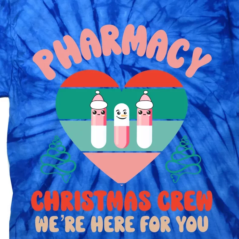 Christmas Pharmacy Technician Meaningful Gift Pharmacy Tech Crew Santa Gift Tie-Dye T-Shirt