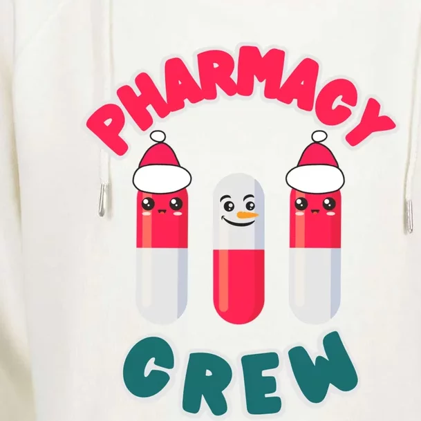 Christmas Pharmacy Technician Cool Gift Pharmacist Crew Tech Gift Womens Funnel Neck Pullover Hood