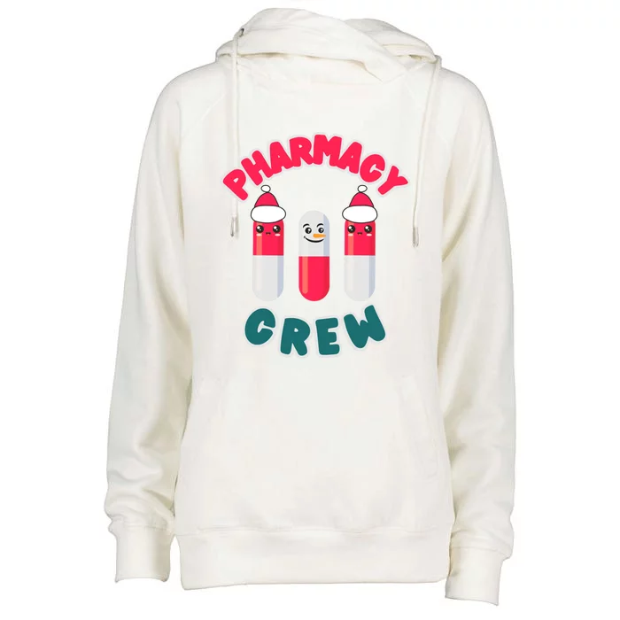 Christmas Pharmacy Technician Cool Gift Pharmacist Crew Tech Gift Womens Funnel Neck Pullover Hood