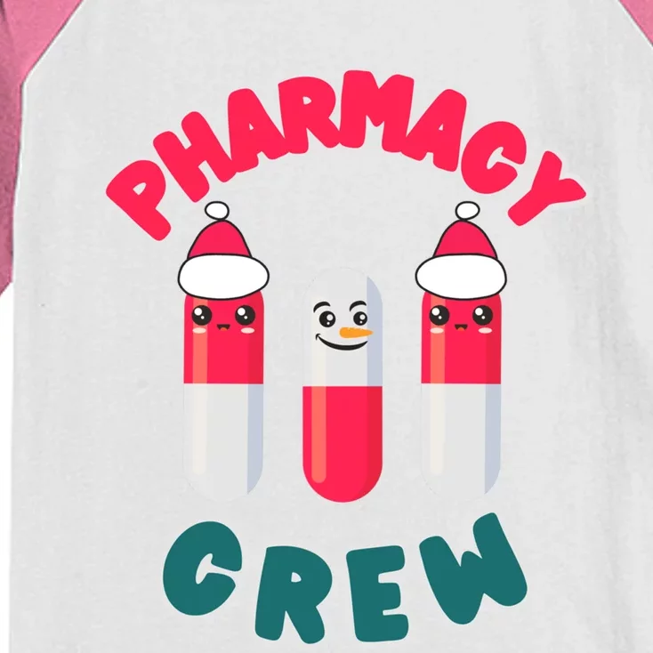 Christmas Pharmacy Technician Cool Gift Pharmacist Crew Tech Gift Kids Colorblock Raglan Jersey