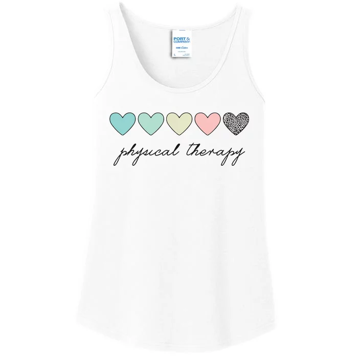 Cute Physical Therapist Assistant PTA Physical Therapy Ladies Essential Tank