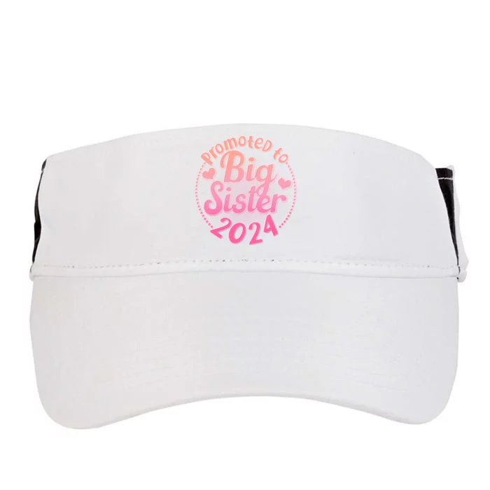 Cute Promoted To Big Sister 2024 Adult Drive Performance Visor