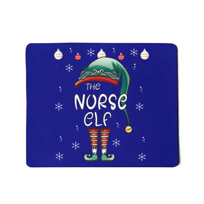 Christmas Pajama The Nurse Elf Gift Mousepad