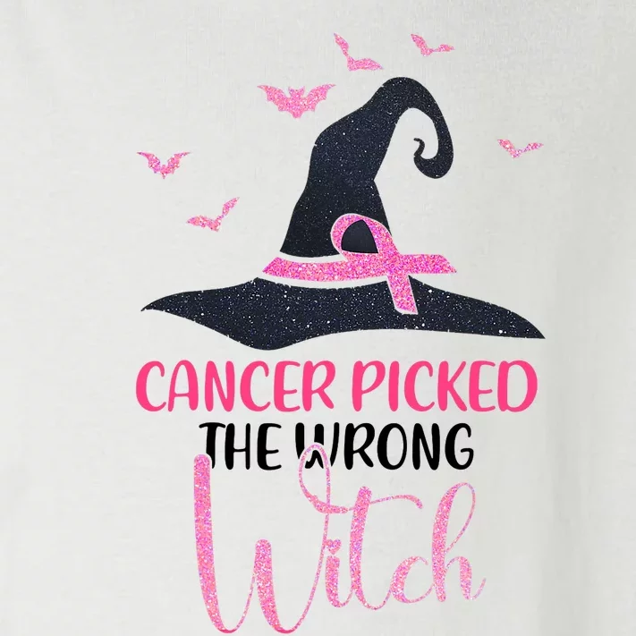 Cancer Picked The Wrong Witch Breast Cancer Awareness Toddler Long Sleeve Shirt